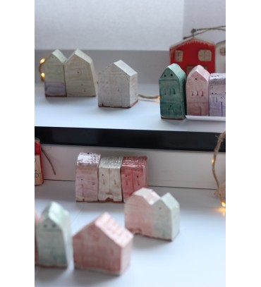 ceramic little houses