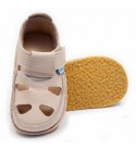 Cream Barefoot Sandals