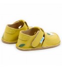 SNOWDROP FLOWER /YELLOW BAREFOOT SHOES