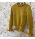 Women knitted blouse  100% merino