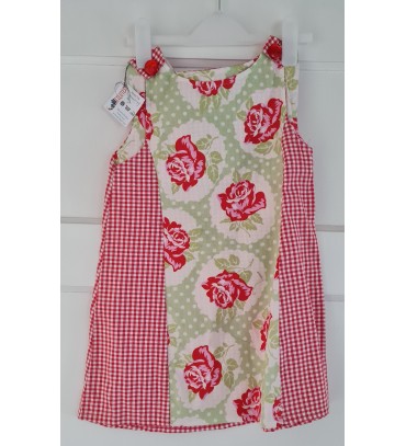Summer dress with roses 