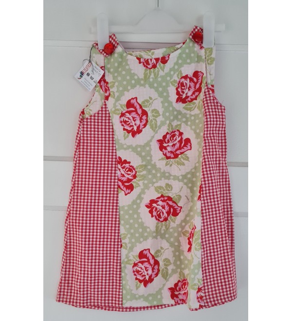 Summer dress with roses 