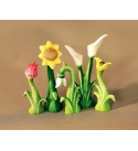 Wooden Flowers - Tulip, Snowdrop, Sunflower, Daffodil, White calla
