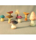 Wooden Mushrooms Set 2 - Waldorf 