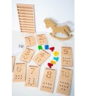 Montessori game - Learn match and counting